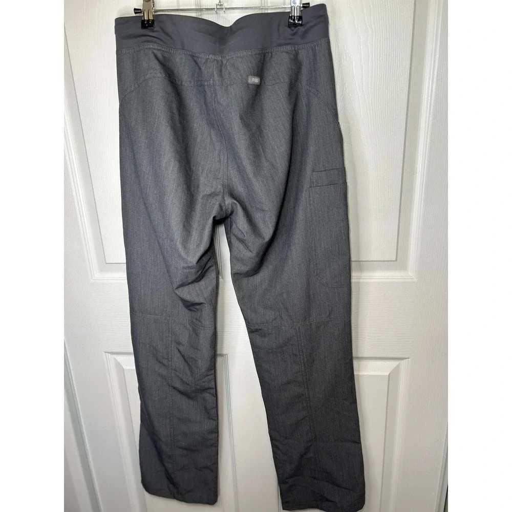 FIGS Kade Cargo Scrub Pants Men's M Tall Gray Technical Collection‎ Straight Leg